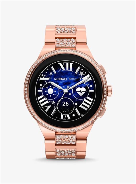 camille michael kors watch rose gold|Michael Kors pave watches.